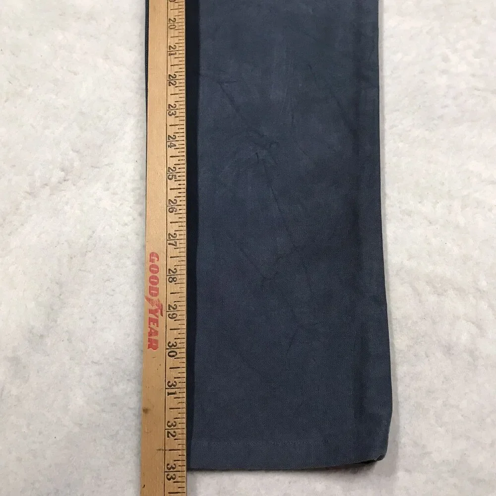 LULULEMON ABC Pant Men 34x33 Blue Slim Fit Utilitech Abrasion Chino LM5ABOS